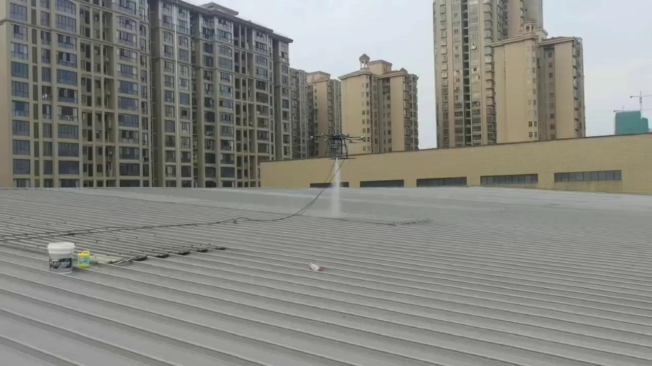 湖南衡陽煙草倉物流配送中心屋頂清洗